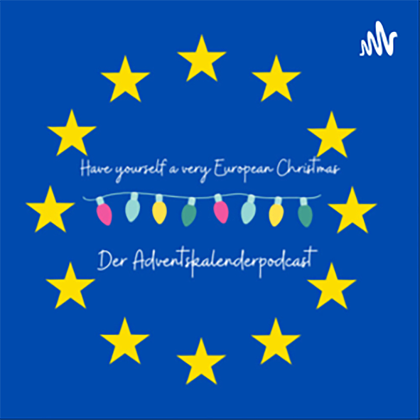 Werbeimage mit Flagge der EU