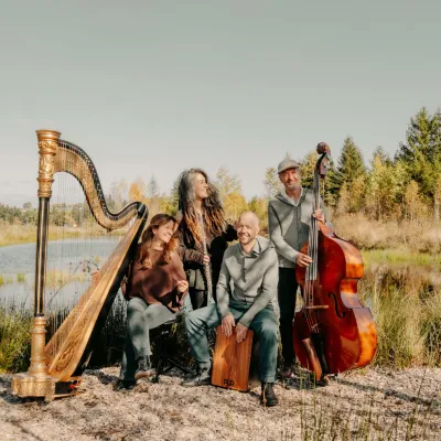 Die Band in ihrer aktuellen Besetzung (von links): Stefan Kienle, Milena Soyoung, Anja Heinz-Civelek und Benno Wechs